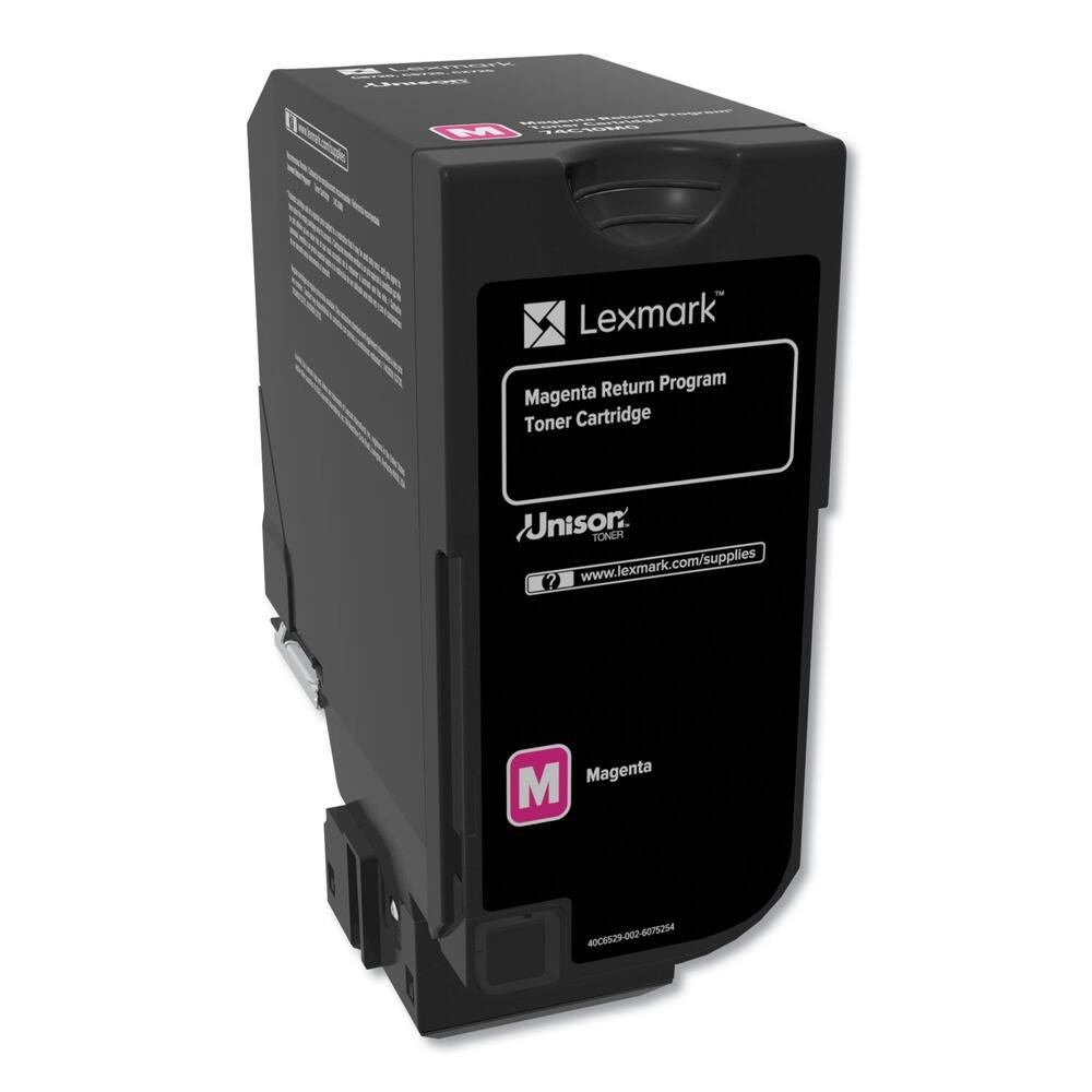 Lexmark - 74C10M0 3000 Page-Yield Return Program Unison Toner - Magenta