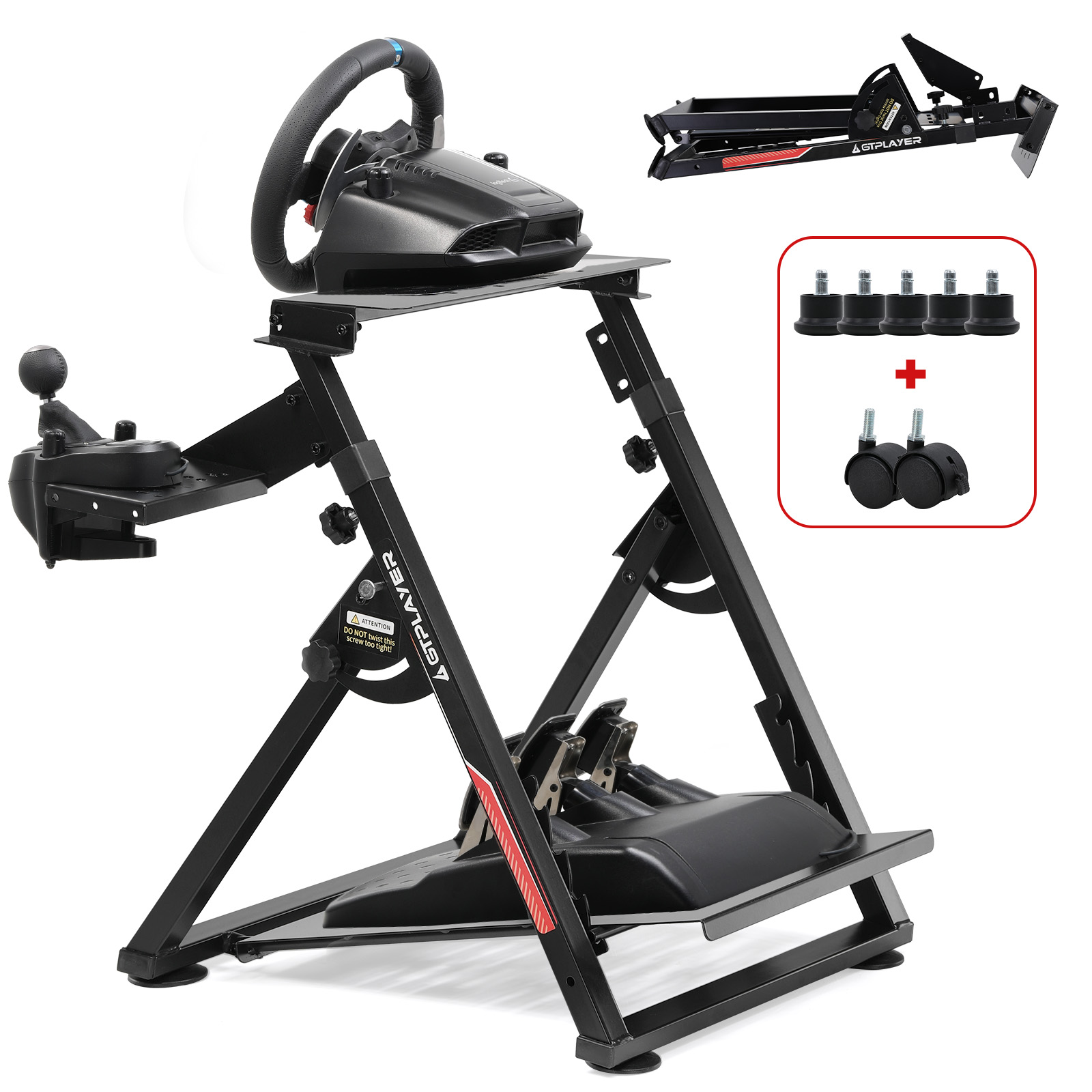 GTPlayer Sim Racing Wheel Stand Simulator Cockpit Wheel Stand fit 