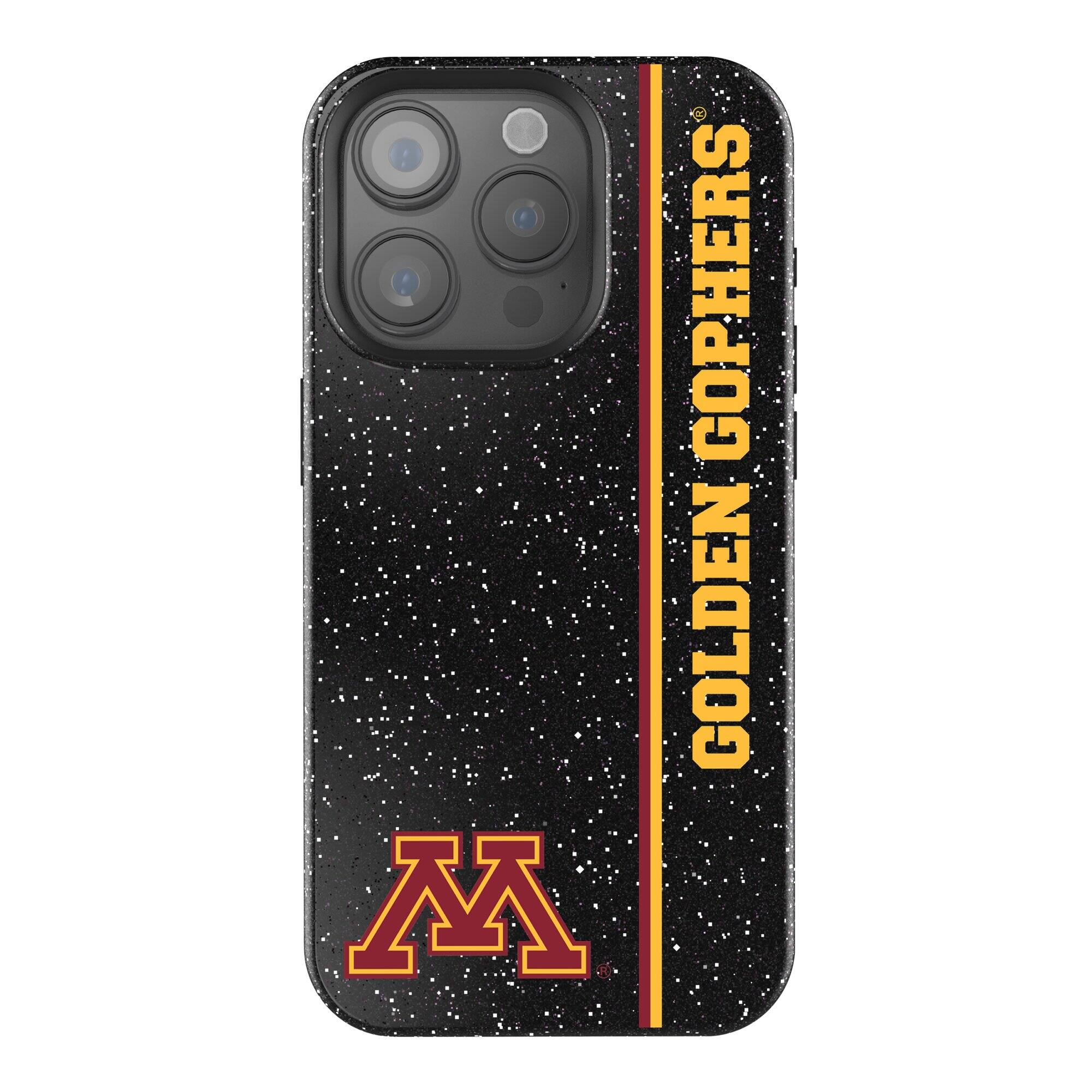 Keyscaper - NCAA - Minnesota Golden Gophers iPhone Bling Case - 15 - Black