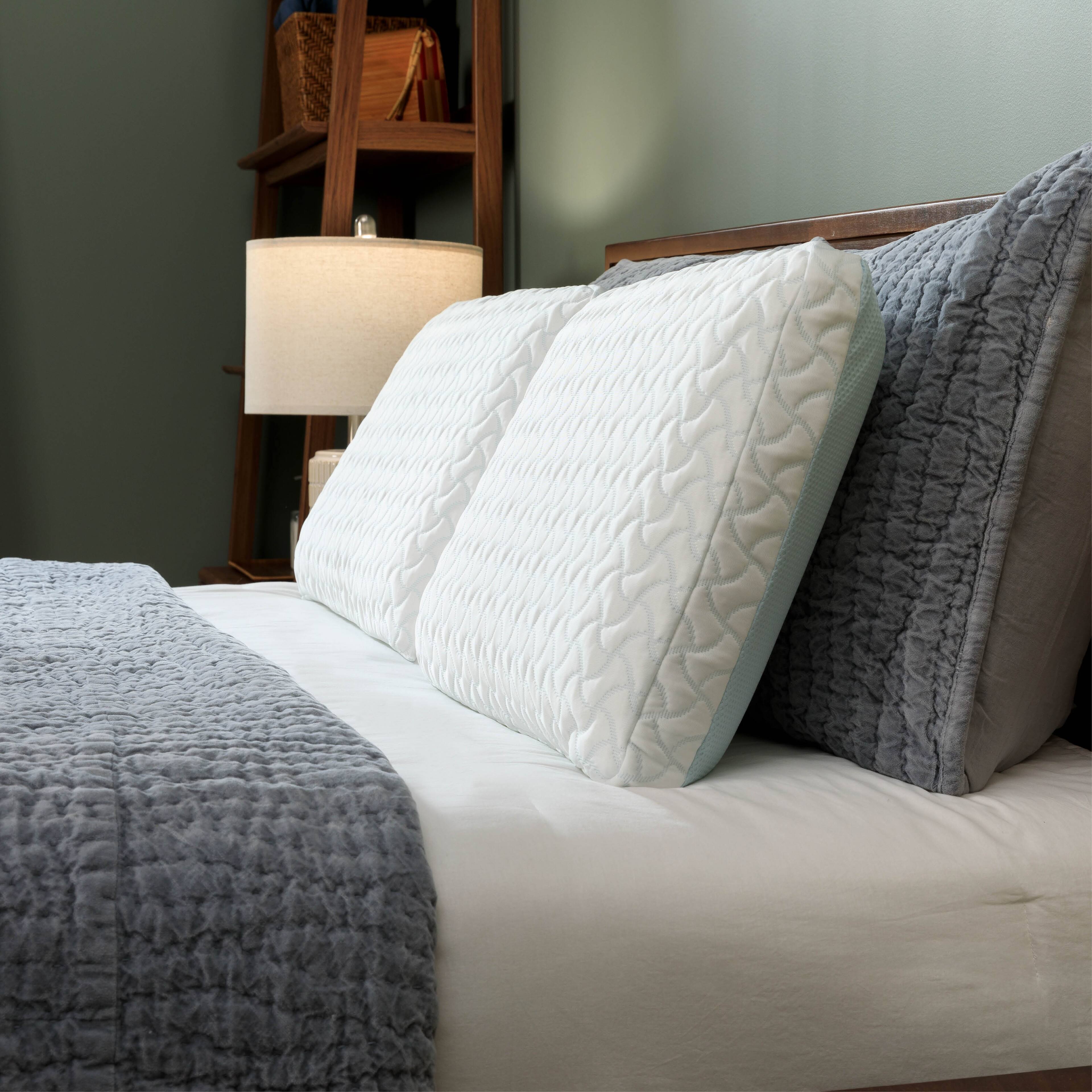 Alt View 6. Tempur-Pedic - Tempur-Pedic TEMPUR-Cloud®  + Cooling Pillow - Standard - White.