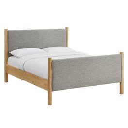 Modway - Maven King Size Fabric Upholstered Platform Bed - Oatmeal