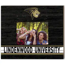 Jardine - Lindenwood Lions 11'' x 13'' Team Spirit Scholastic Picture Frame - Black