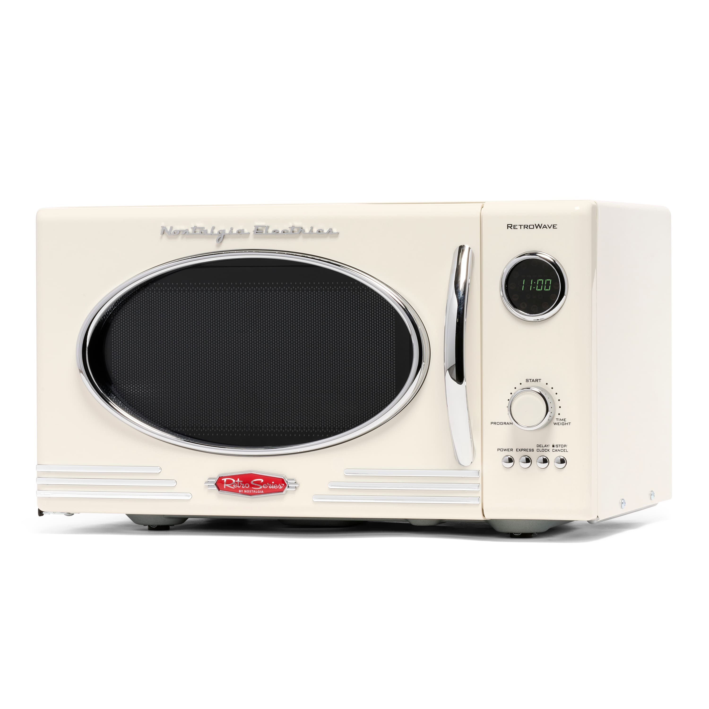 Nostalgia - Retro 0.9 cu. ft. 800-Watt Countertop Microwave Oven - Ivory price history on PriceWatchPro