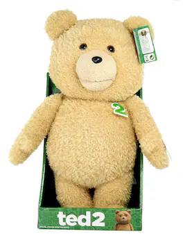 Commonwealth Toys - Ted 2 Talking Teddy Bear 16 Inch Plush Teddy Bear - Explicit - Beige