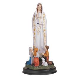 FC Design - 12"H Our Lady of Fatima Our Lady of The Holy Rosary of Fatima Holy Figurine Office Desk Tabletop Home Decor - Multi-Color
