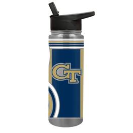 Great American Products - Georgia Tech Yellow Jackets 24oz. Cool Vibes Jr. Thirst Hydration Water Bottle - Multicolor