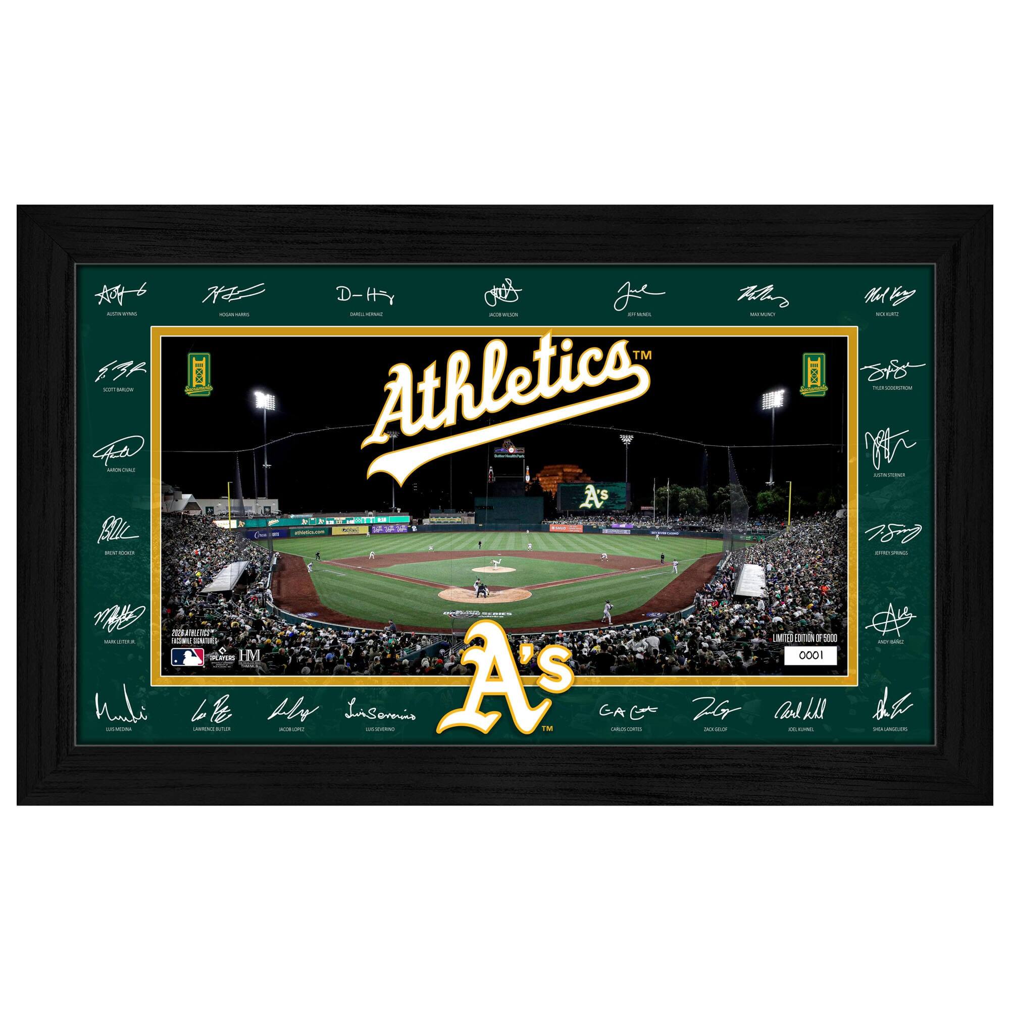"Highland Mint - Athletics 12"" x 20"" 2026 Signature Field Photograph - Facsimile Signatures - Multicolor" price history on PriceWatchPro