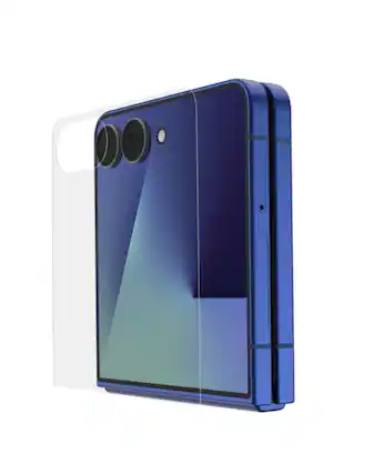 Front. Belkin - ScreenForce InvisiGlass Treated Screen Protector for Samsung Galaxy Z Flip 7 - Clear.