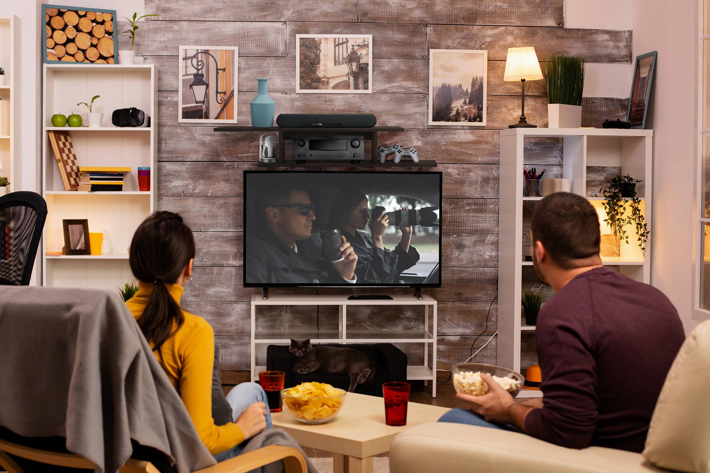 Alt View 5. AdirHome - Floating Wall Shelf - Black.