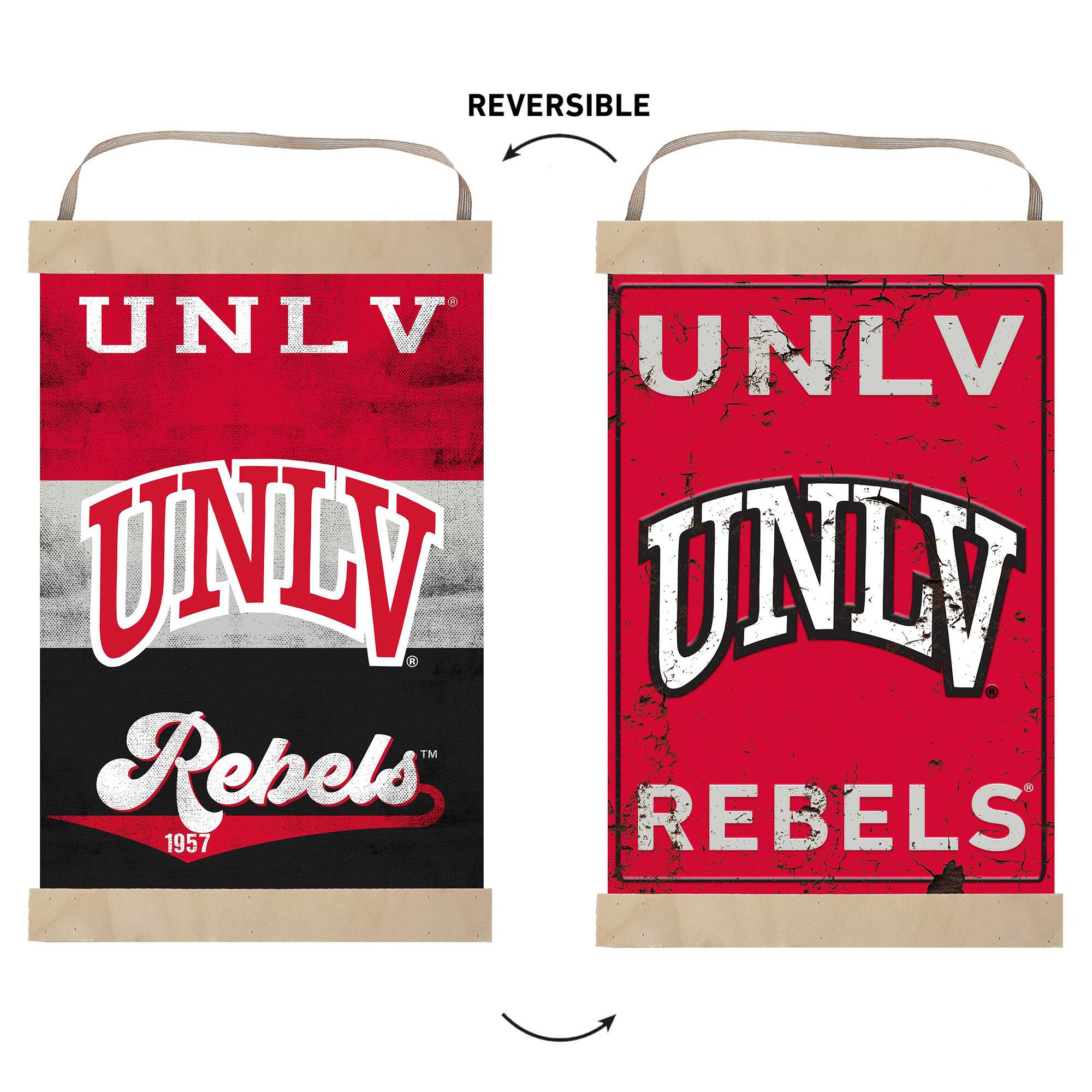 Jardine UNLV Rebels Retro Logo Banner Sign Red - Best Buy