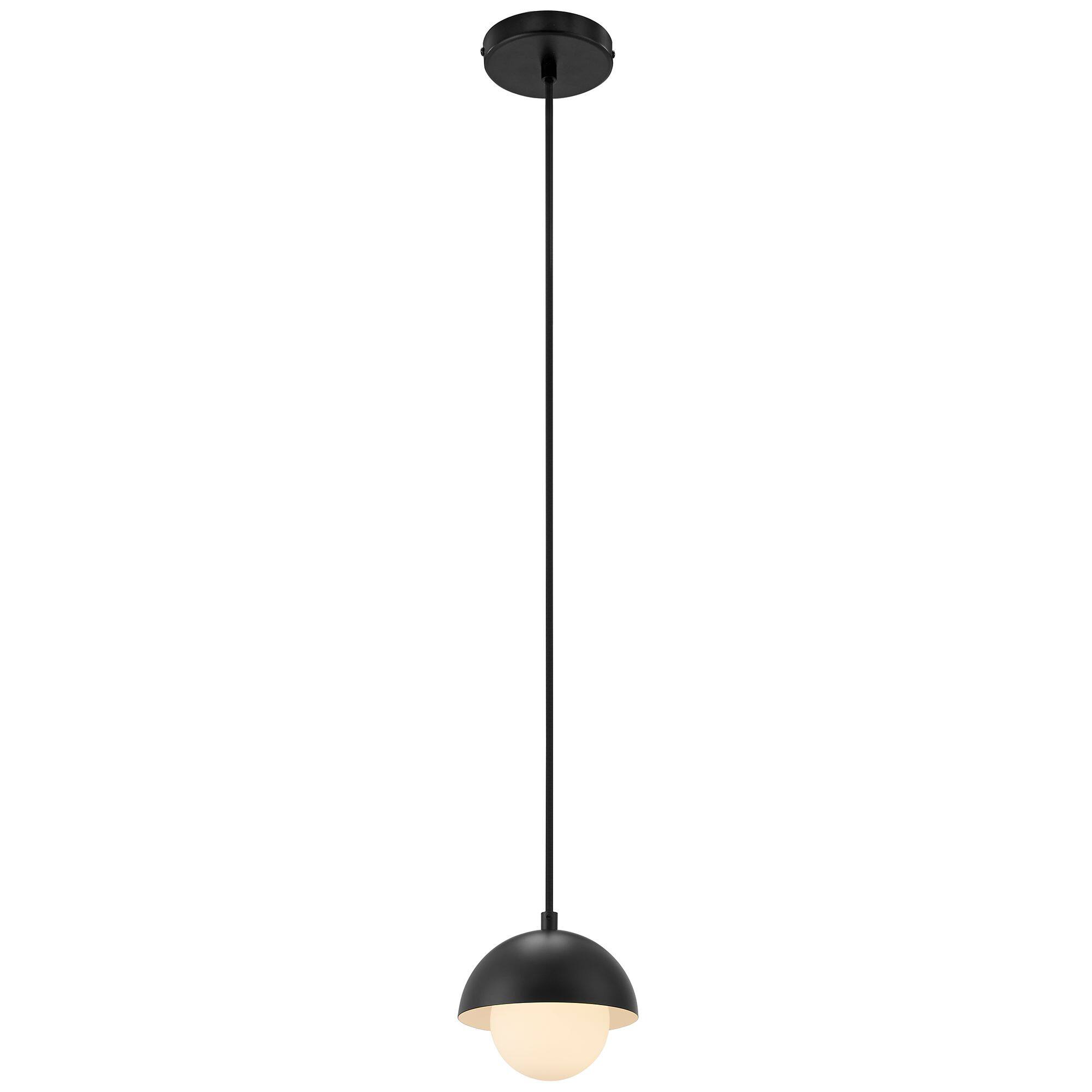 Alt View 5. Modway - Eclipse Globe Pendant Light by Modway - Black.