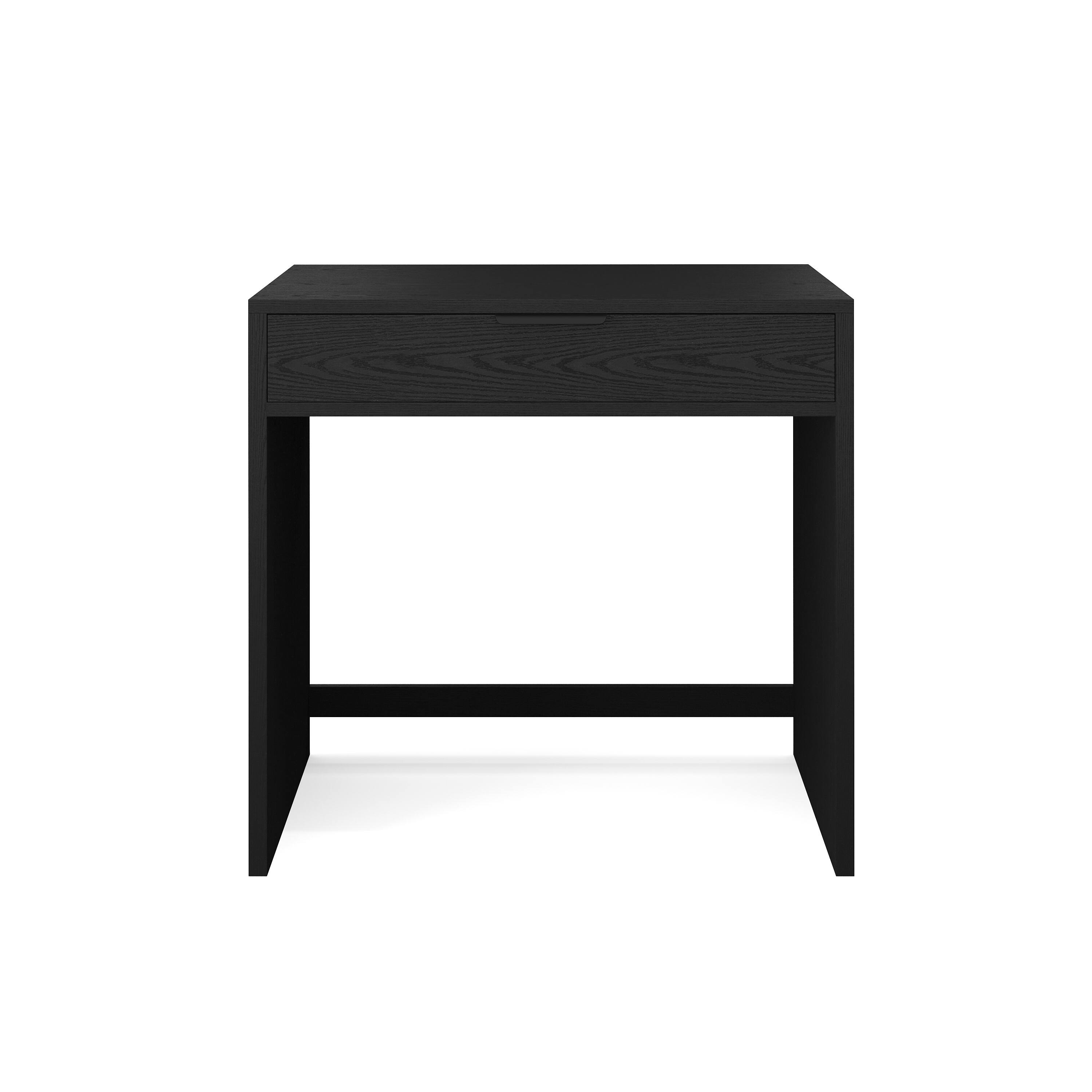 Alt View 9. Martha Stewart - Kayden Home Office Modular Desk with Drawer - Black Frame/Oil Rubbed Bronzed Hardware.