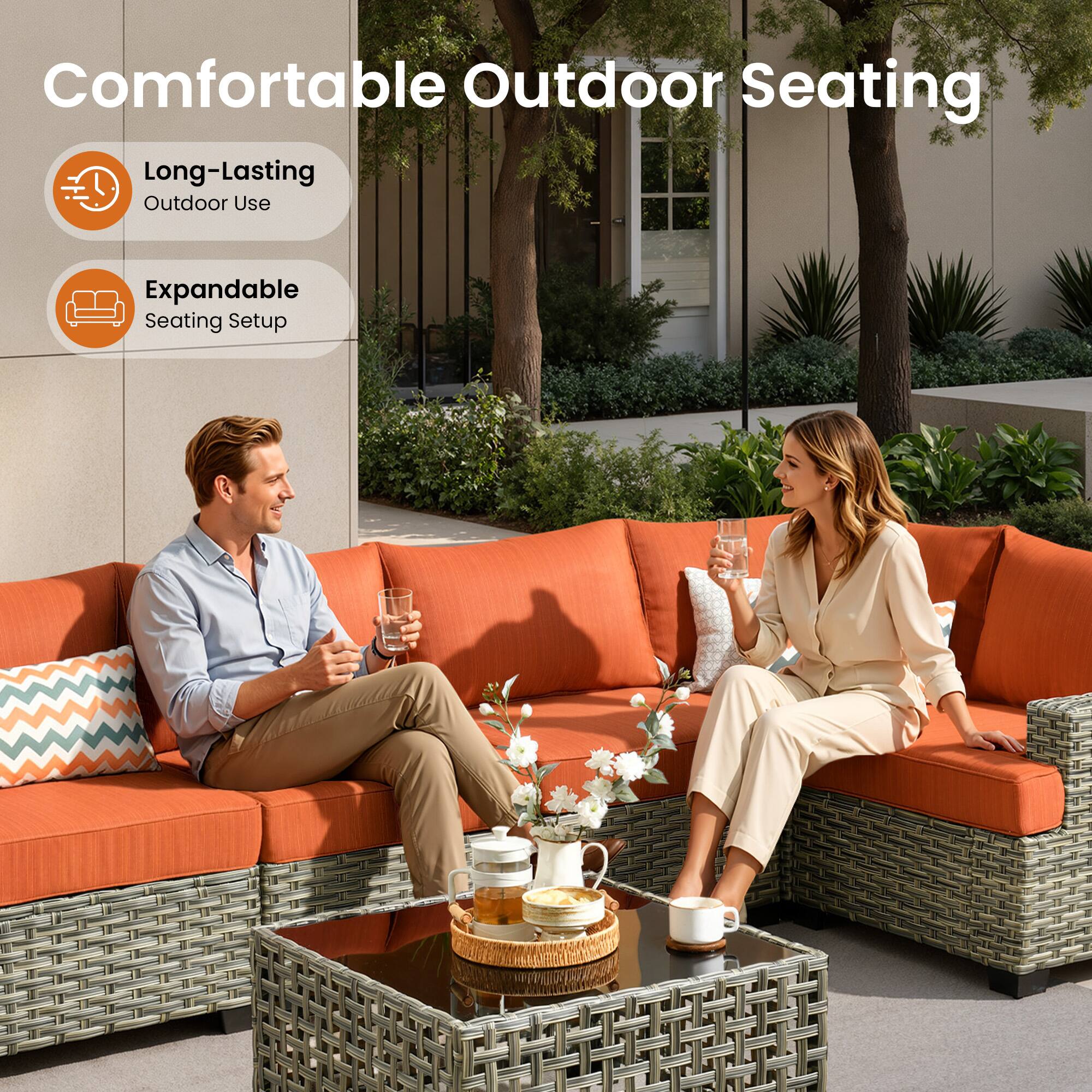 Comfortable Outdoor Seating

- Long-Lasting Outdoor Use
- Expandable Seating Setup