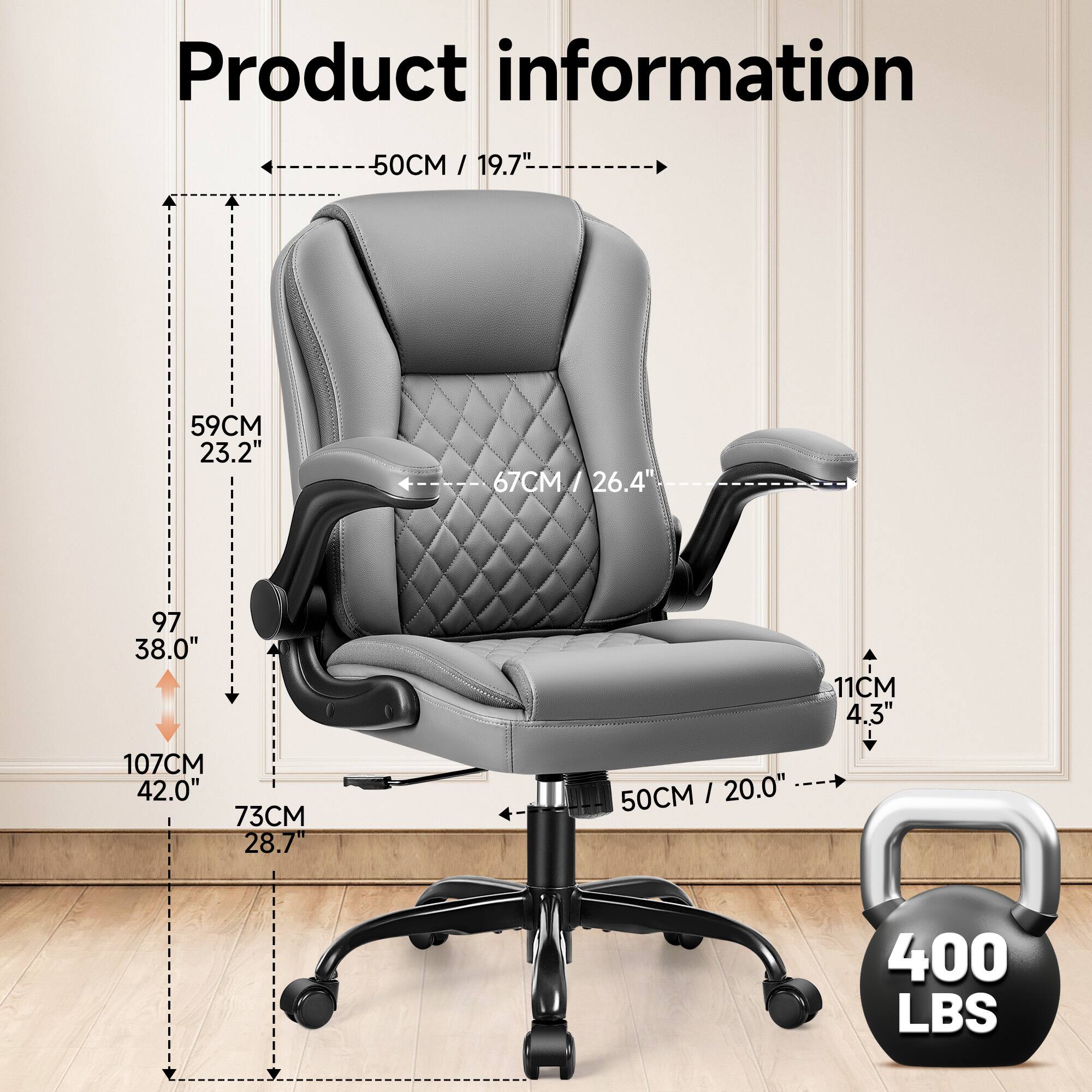 Product information

- 50CM / 19.7"
- 59CM / 23.2"
- 67CM / 26.4"
- 97CM / 38.0"
- 11CM / 4.3"
- 107CM / 42.0"
- 73CM / 28.7"
- 50CM / 20.0"
- 400 LBS