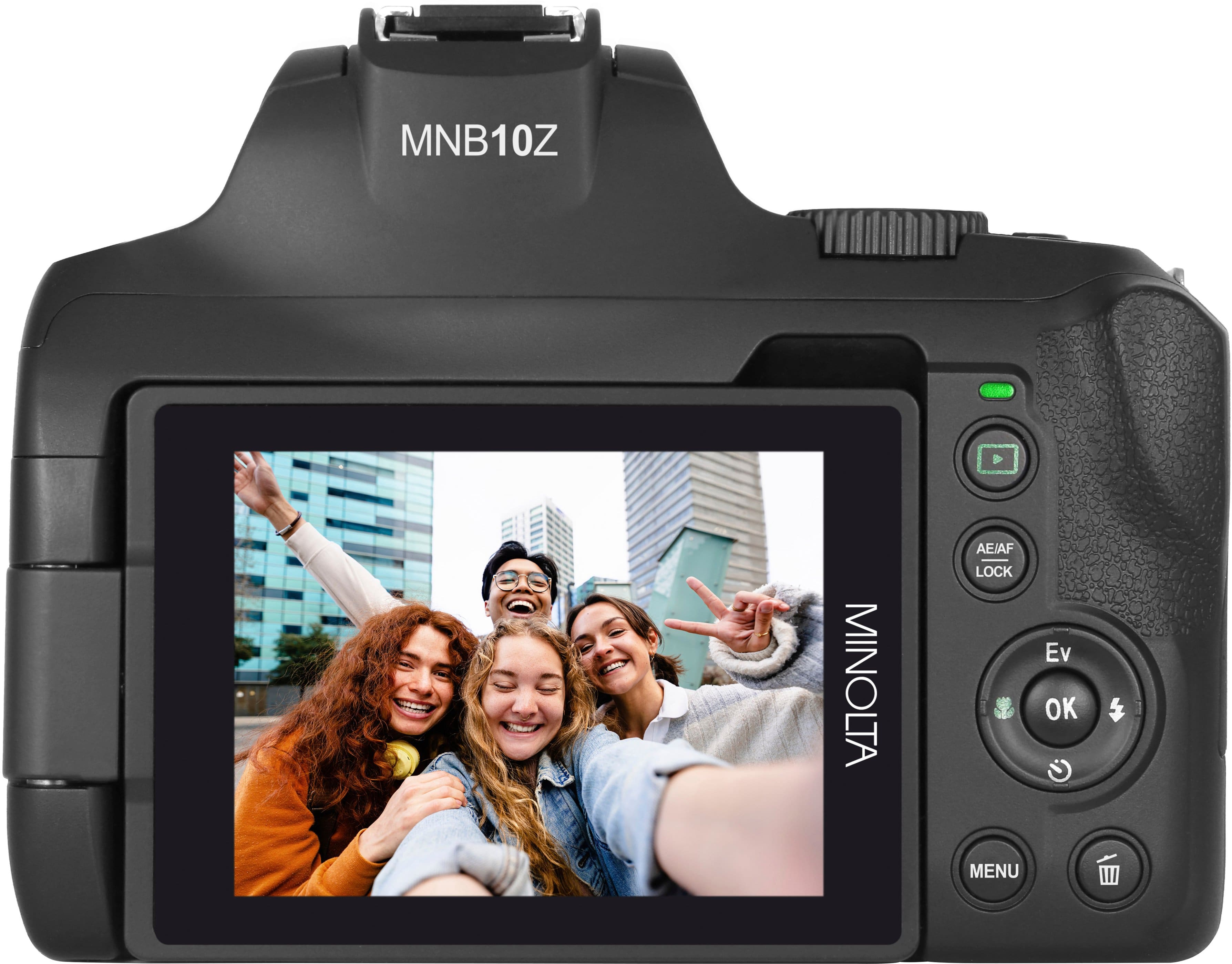 MNB10Z MINOLTA AE/AF LOCK Ev OK $ MENU