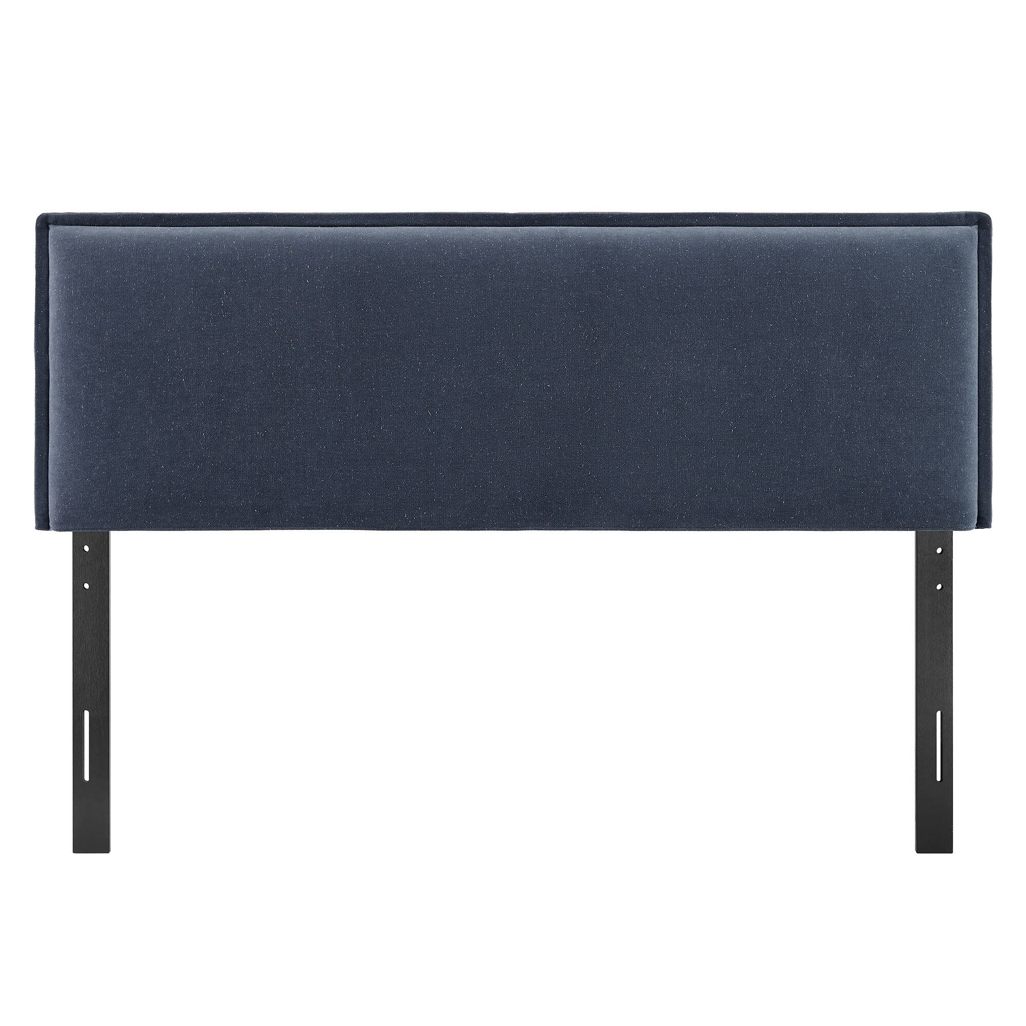 Alt View 2. Modway - Camille Upholstered Linen Blend Headboard by Modway - Denim.