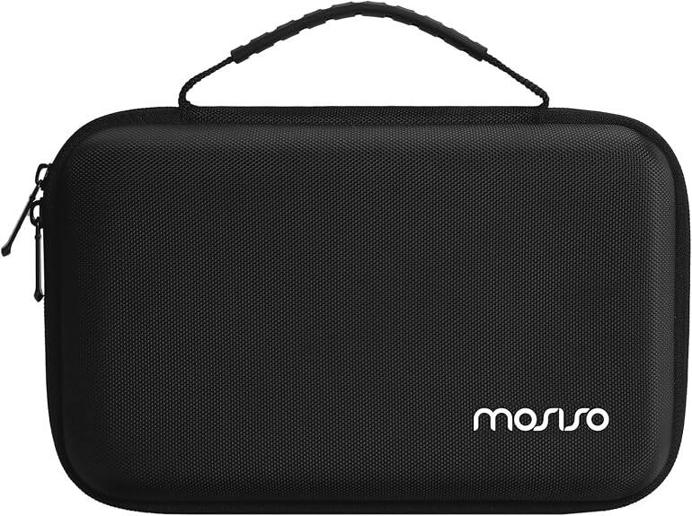 Front. mosiso - Hard Case for Apple 2024 Mac mini M4/M4 Pro & Beelink S12 Pro - Black.