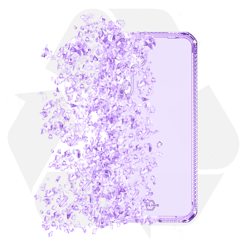 Alt View 7. Itskins - SPECTRUM R // CLEAR Case for Samsung Galaxy S25 FE - Purple.
