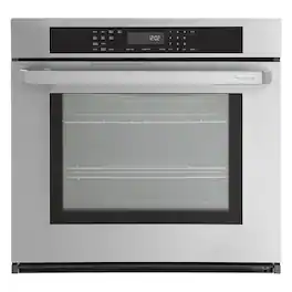 Rangaire - 30" Single Electric Wall Oven Self-cleaning Air Fry True Convection RWOS301GS - Stainless Steel