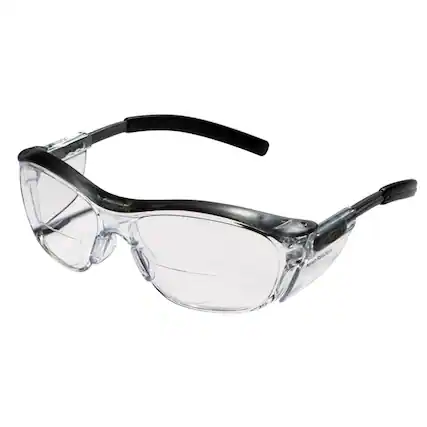 Front. 3M - 2.5 Magnification Safety Readers 91193-00002 - Black.