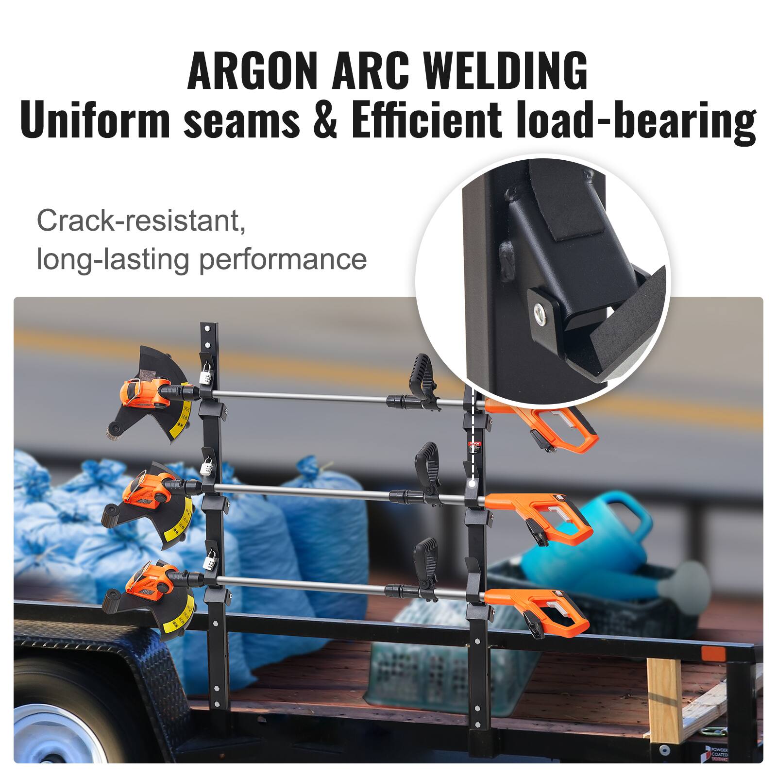 ARGON ARC WELDING  
Uniform seams & Efficient load-bearing  

Crack-resistant, long-lasting performance