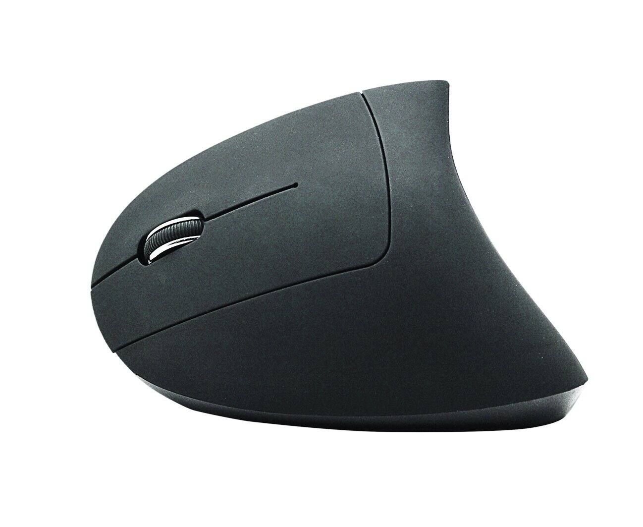 Back. iMicro - MO-WVEO01 2.4GHz Wireless Vertical Ergonomic Optical Mouse - Black.