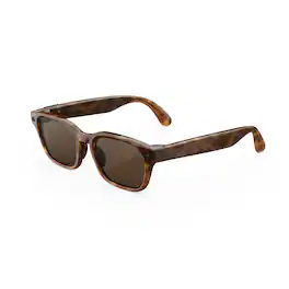 Adventurer Large - Smart AI glasses — Meta AI, 12MP Camera, Live Translate — Brown Lenses - Classic Tortoise