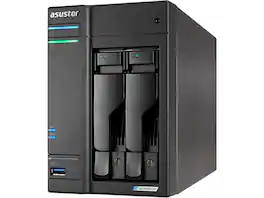 Asustor - AS6702T v2 2-Bay NAS, Intel N5105, 4GB RAM, 4x M.2 SSD, 2x 5GbE (Diskless)