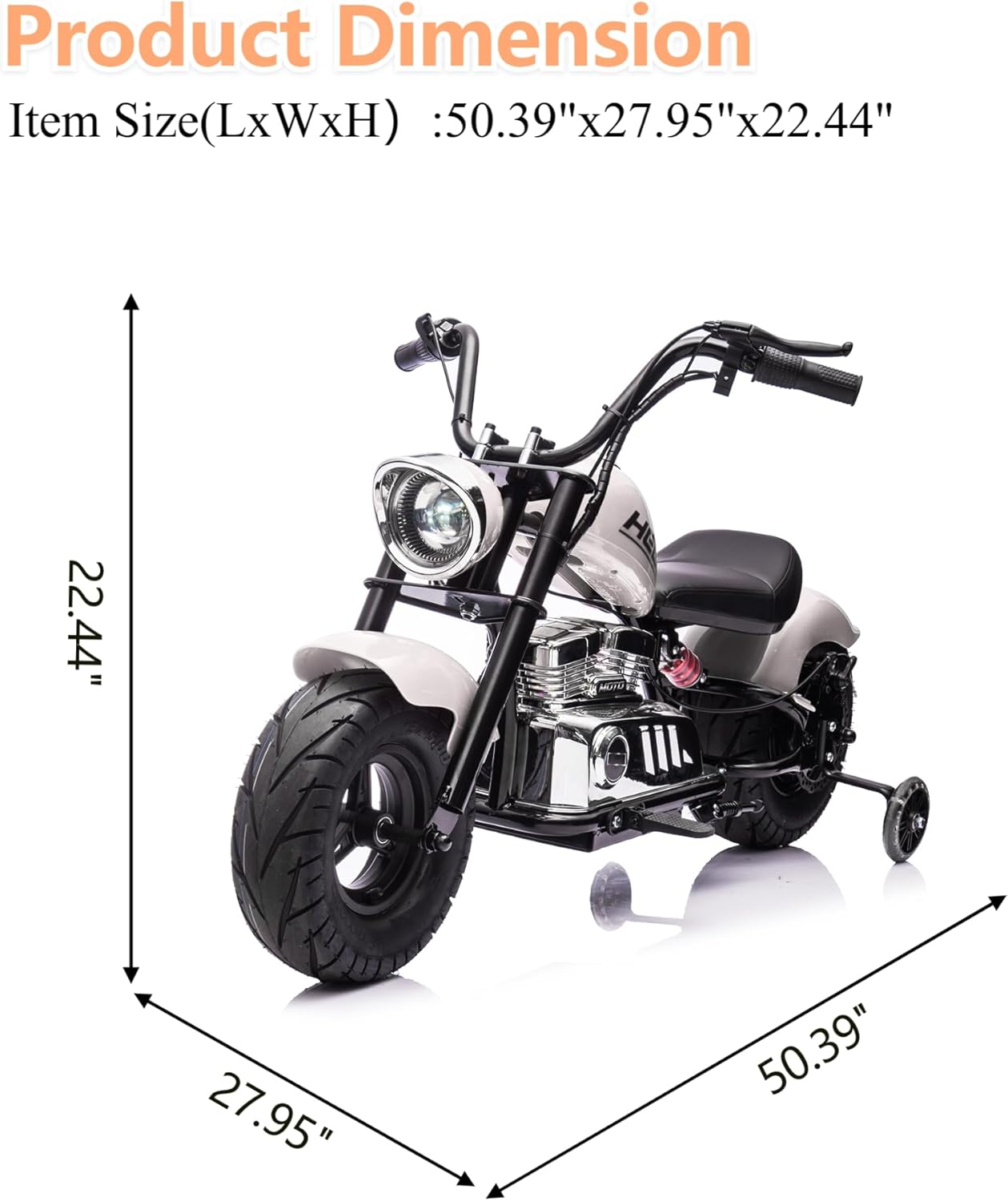 Product Dimension  
Item Size(LxWxH) : 50.39"x27.95"x22.44"