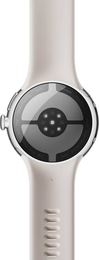 Google Pixel Watch 4 (41mm) Wi Fi Polished Silver Case