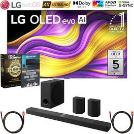 Bundle - 77 Inch G5 Series OLED evo 4K UHD Smart webOS TV with LG Soundbar