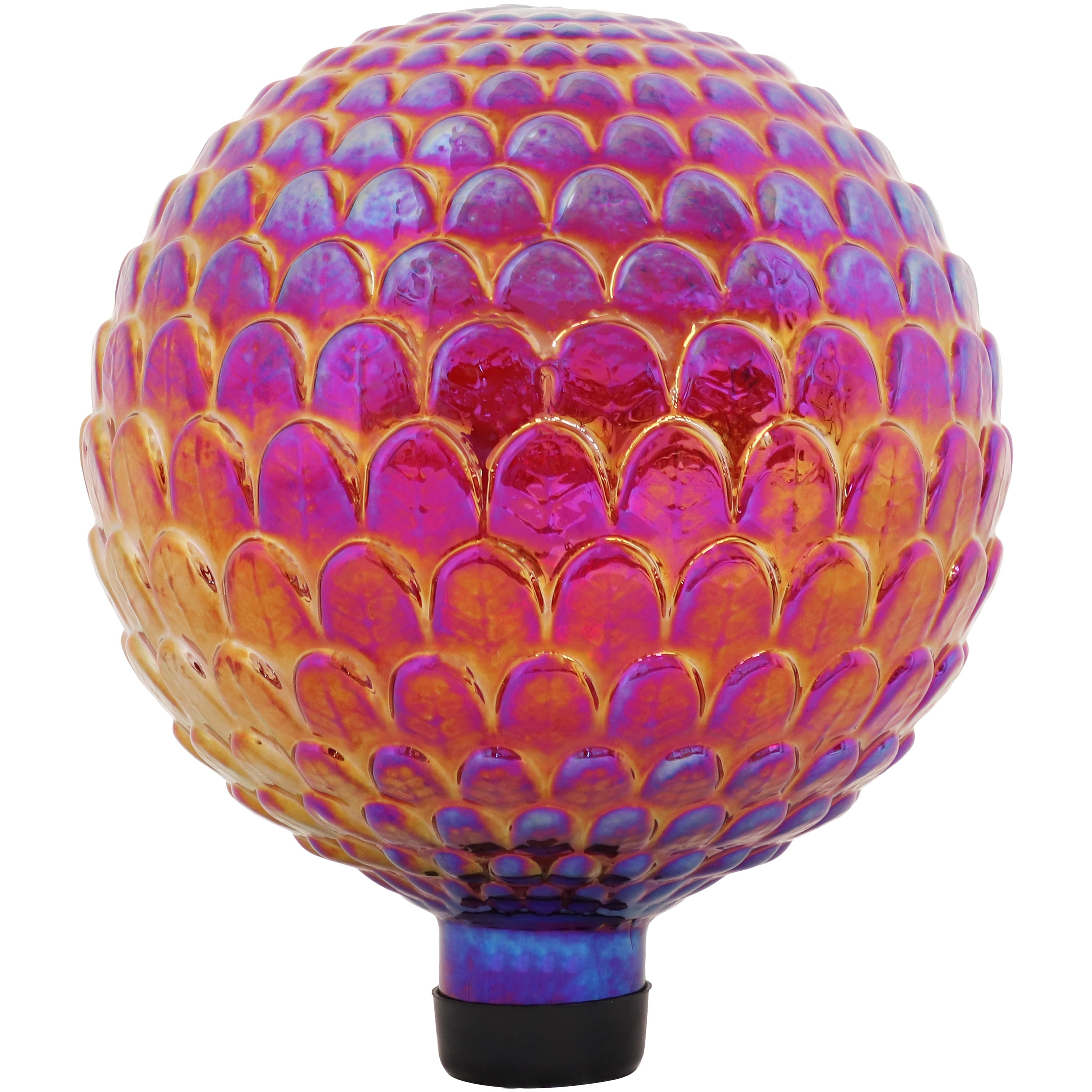 Sunnydaze - Scalloped Outdoor Gazing Globe - 10 in - Red price history on PriceWatchPro