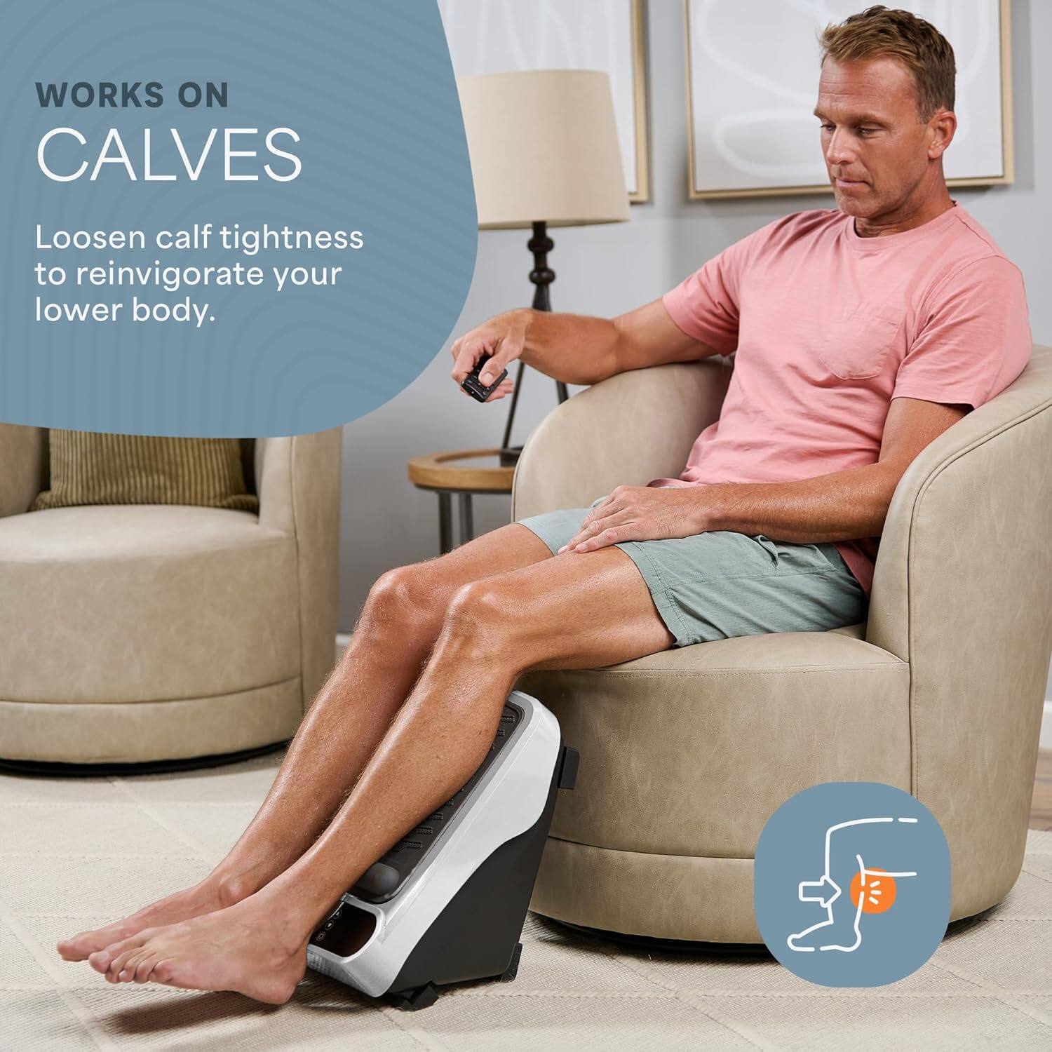 WORKS ON CALVES

Loosen calf tightness to reinvigorate your lower body.