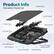 Product Info: Durable Material, Metal Mesh, 2 USB Ports, 2 Big Fans, 2 Small Fans, Metal Foot, Anti Slip Bezel, LED Display, 6 Level Height Adjustment, Fan Controller, Sturdy Base.