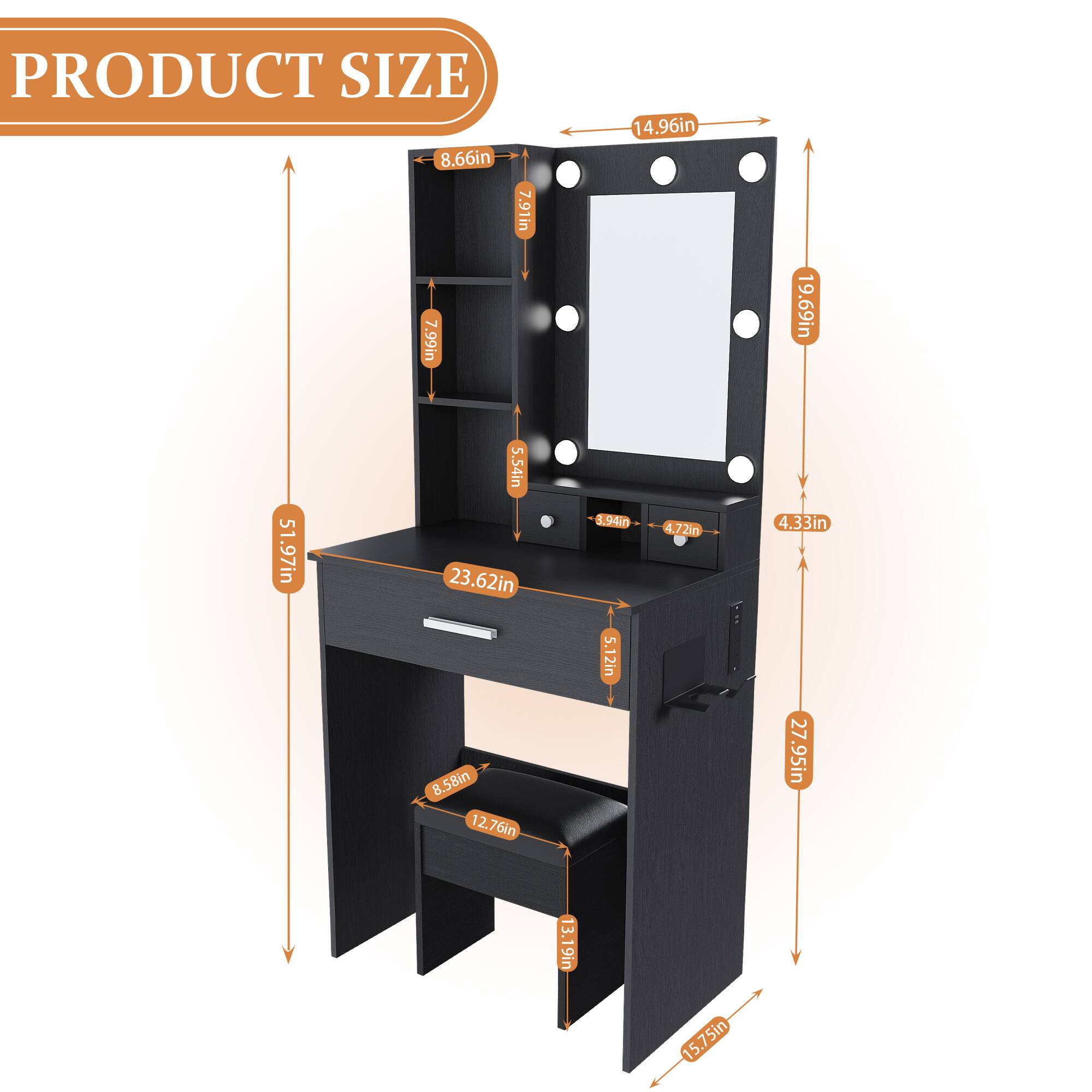 PRODUCT SIZE

- 14.96in
- 19.69in
- 23.62in
- 27.95in
- 3.94in
- 4.33in
- 4.72in
- 5.12in
- 5.54in
- 7.91in
- 7.99in
- 8.58in
- 8.66in
- 12.76in
- 13.19in
- 15.75in
- 27.95in
- 3.94in
- 4.72in
- 5.12in
- 5.54in
- 7.91in
- 7.99in
- 8.66in
- 12.76in
- 13.19in
- 15.75in
- 19.69in
- 23.62in
- 27.95in