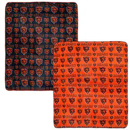 Pegasus - Chicago Bears 60- x 70- Home & Away Two-Piece Blanket Set - Multicolor