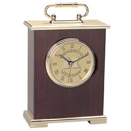 Jardine - Michigan Wolverines Carriage Clock - Gold
