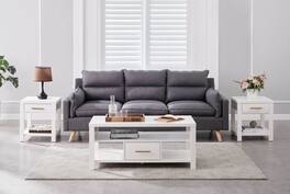 Kings Brand Furniture - Sendero 3-Piece Occasional Table Set - Gray