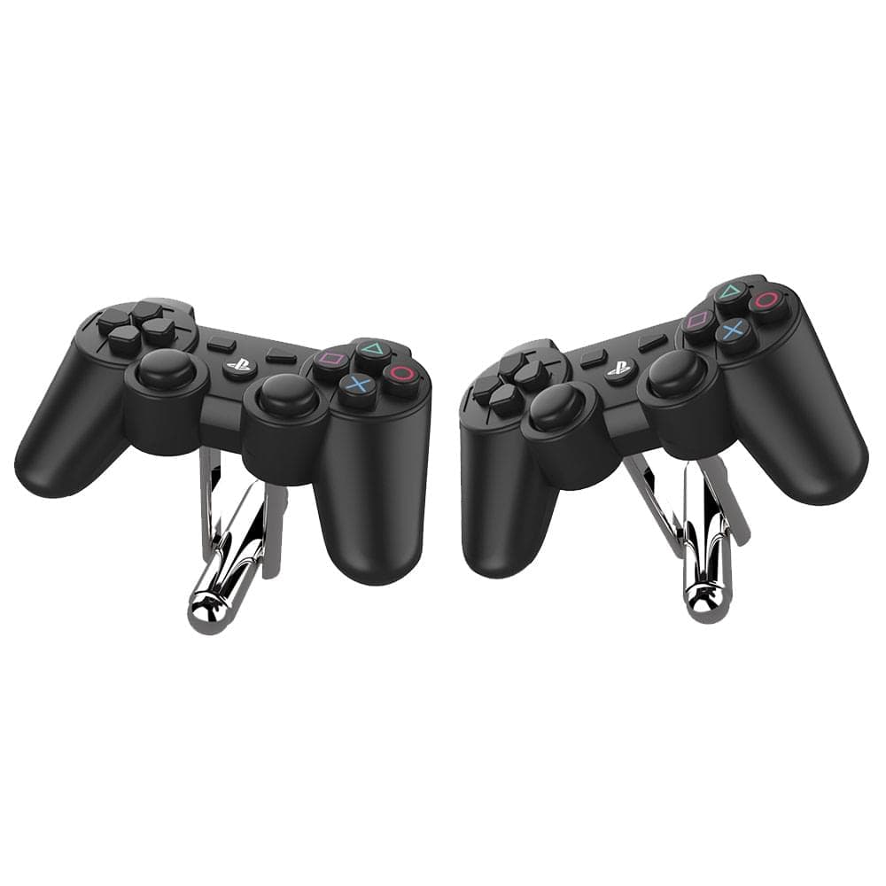 Rubber Road - PlayStation PS3 Controller Cufflinks - Black
