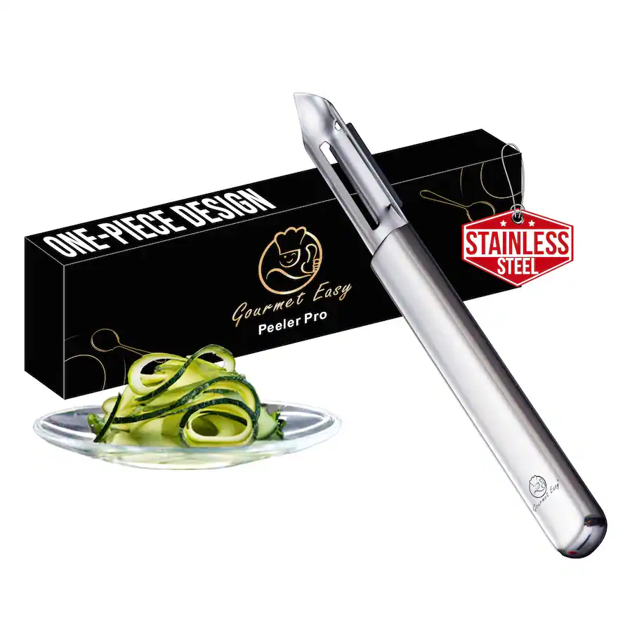 Gourmet Easy Stainless Steel Vegetable Peeler, Ultra Sharp Potato ...