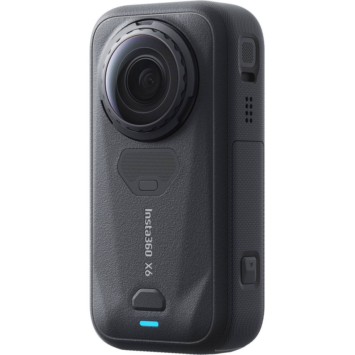 Alt View 9. Insta360 - Insta360 X6 8K 360 Camera Standard, Black, w/Flip-Zip Al Tripod/Monopod.