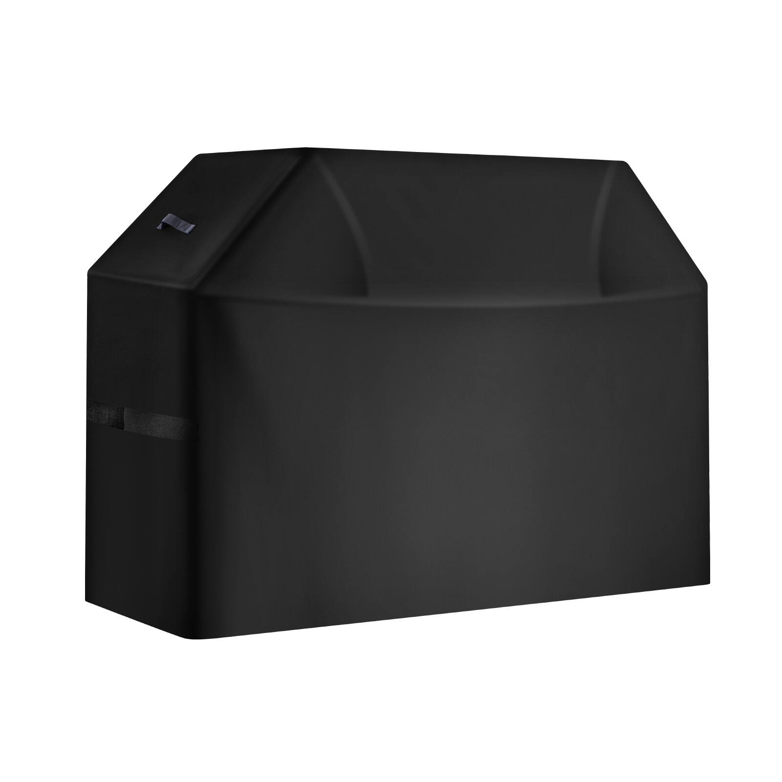 Alt View 5. VEVOR - Grill Cover, 60 inch BBQ Covers for Outdoor Grills, Fade Resistant, Weather Resistant Heavy Duty 600D Polyester - Black Fabric, White Reflective Strips.