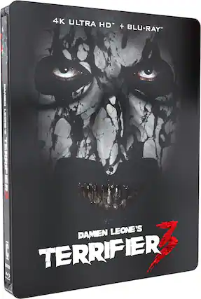 Front. Terrifier 3 (Steelbook) - 4K Blu-Ray.