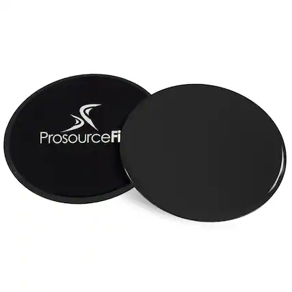 Front. ProsourceFit - ProsourceFit Core Sliders - Black.