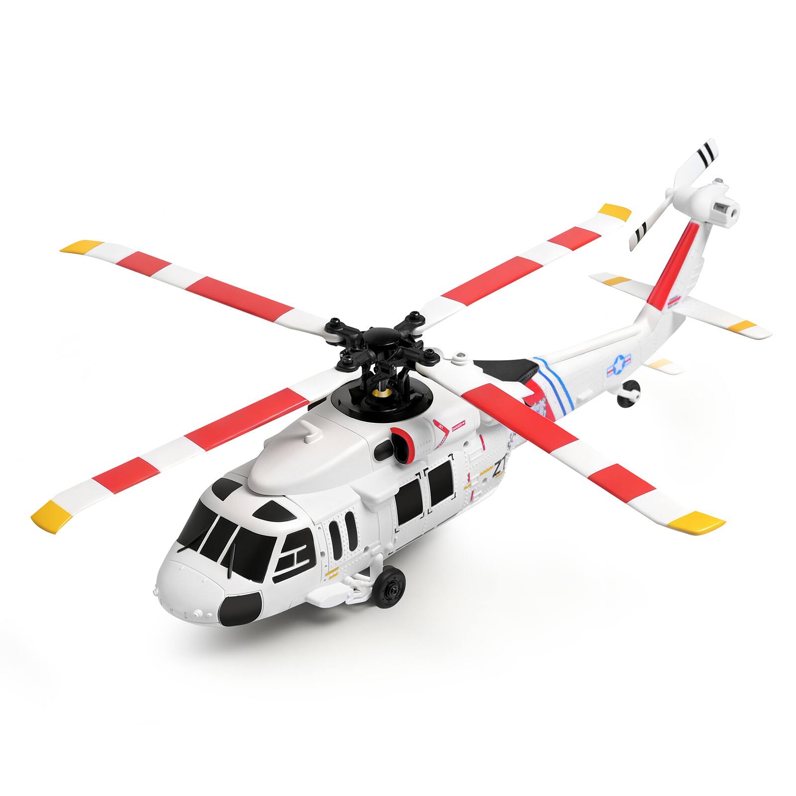 Alt View 9. Topteng - K270 UH-60L RC Helicopter –4CH Brushless,6-Axis Gyro,Altitude Hold,Optical Flow,Signal Loss Protection,Fit for Beginners - White.