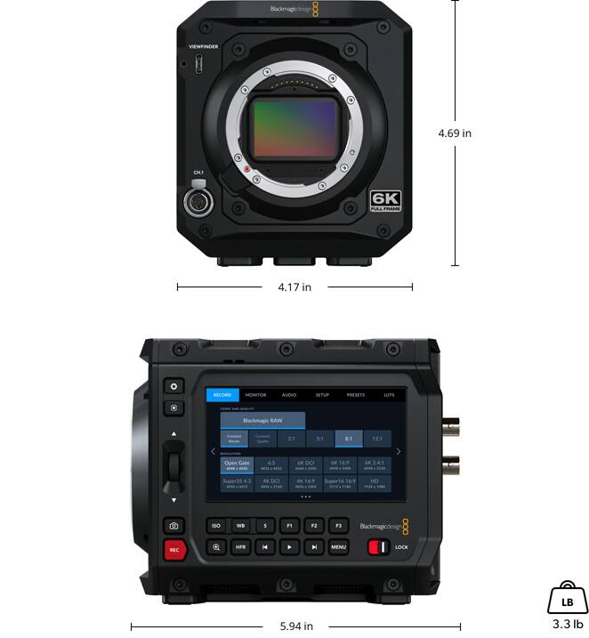 Blackmagic Design PYXIS 6K Cinema Box Camera (Leica L) - Best Buy