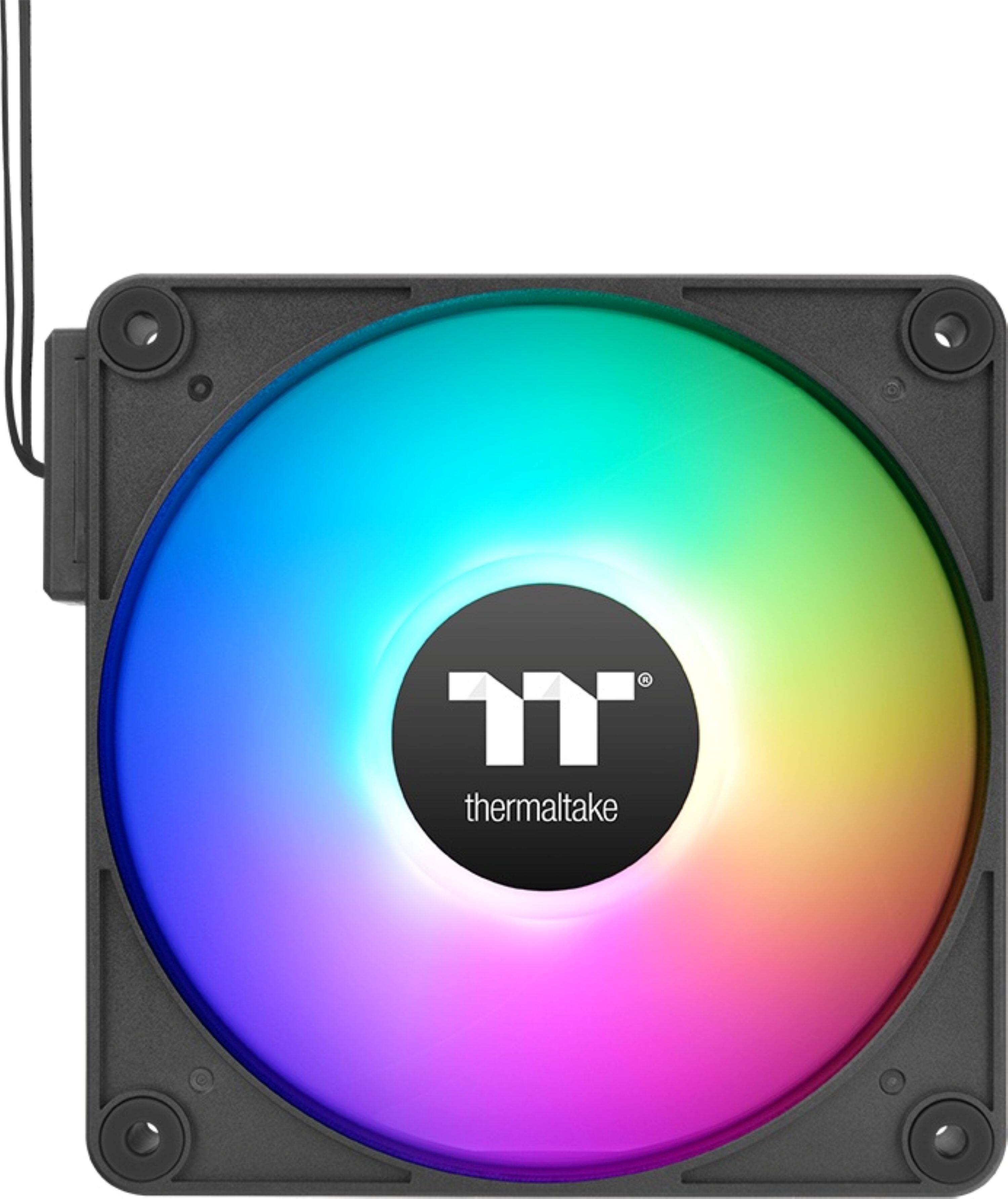 Alt View 16. Thermaltake - CT 120 ARGB Sync 120mm Cooling Fan with Daisy-Chain Design (3-Pack) - Black.