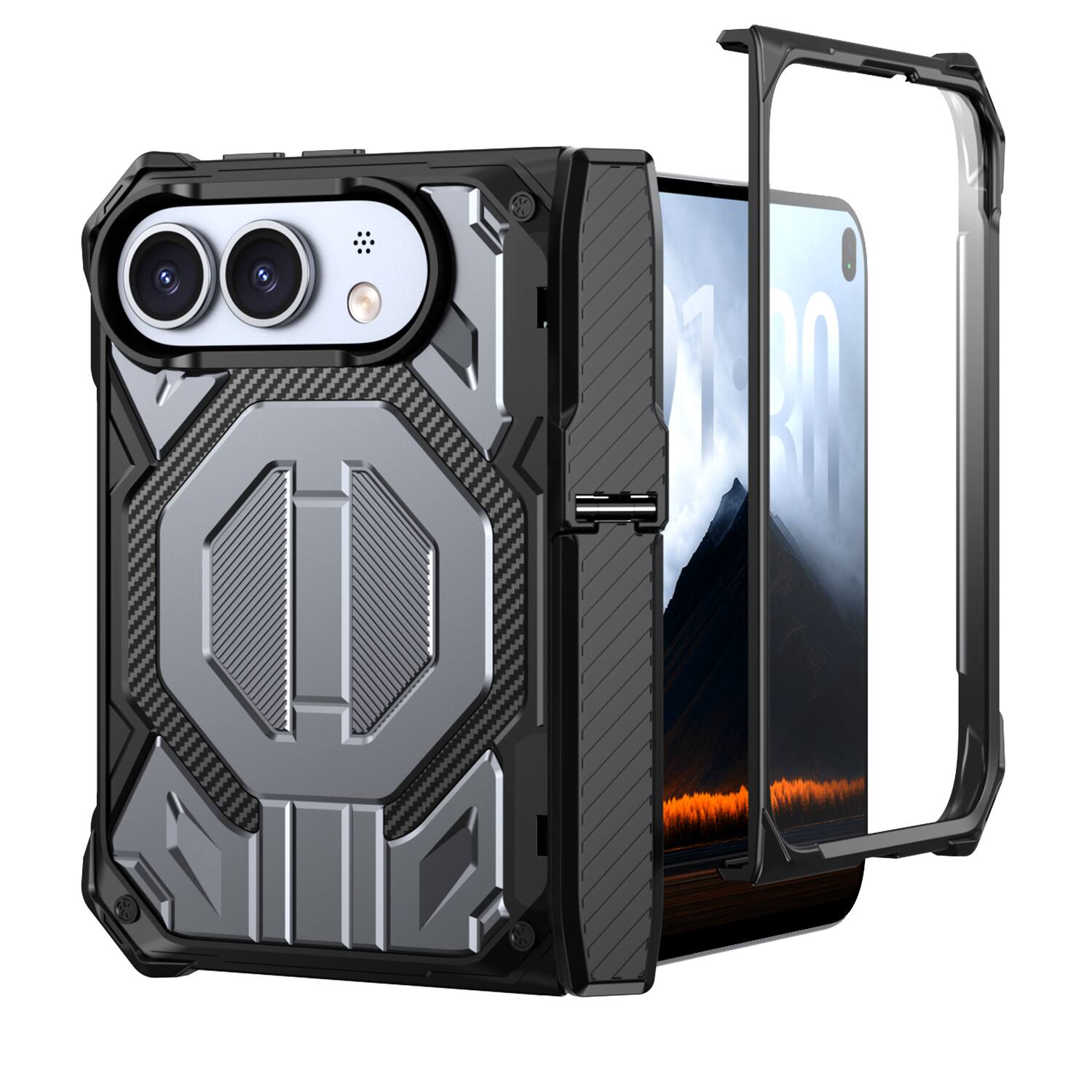 UUCOVER Full Body Case for Apple iPhone Duo,Shockproof TPU+PC Case ...