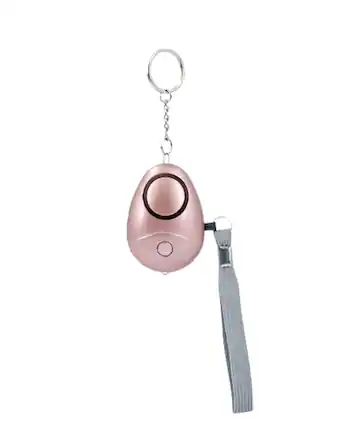 Front. SkyBluePD - Rose Gold Breck Personal Safety Alarm - Rose Gold.
