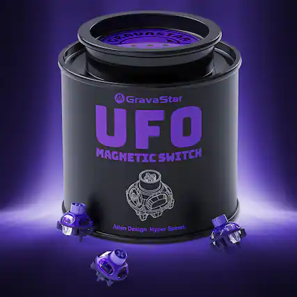 GravaStar UFO MAGNETIC SWITCH Alien Design. Hyper Speed.
